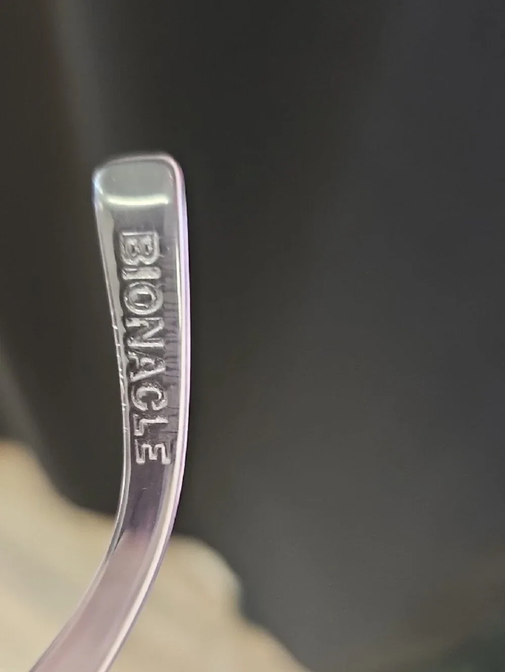 Von Zipper Purple Frame Iridescent Shield Sunglasses